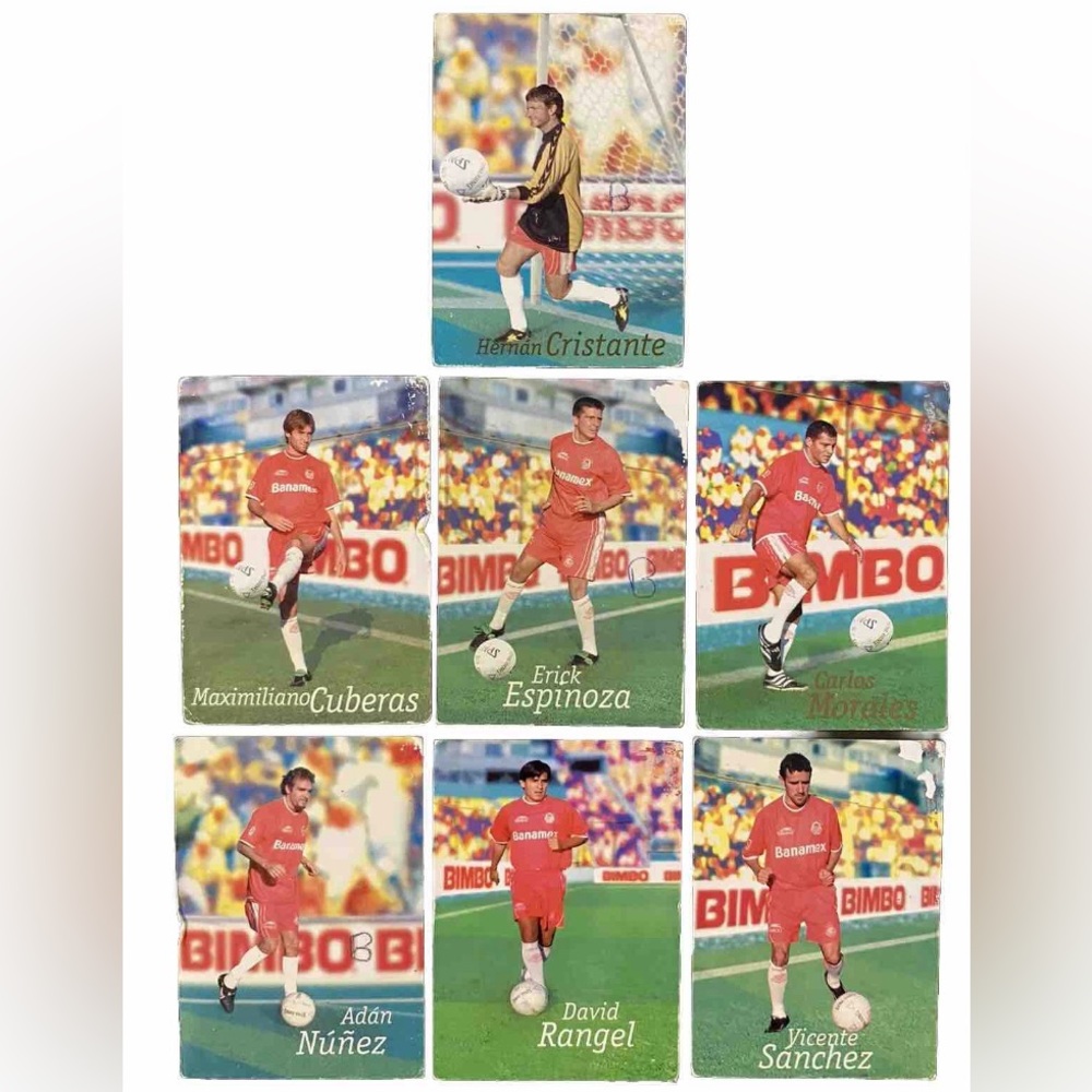 BIMBO CARDS "FC TOLUCA" (MADE IN MEXICO 2001) Ultra RARE